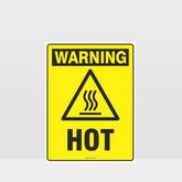 Custom Signs Outdoor Metal,Warning Hot Sign